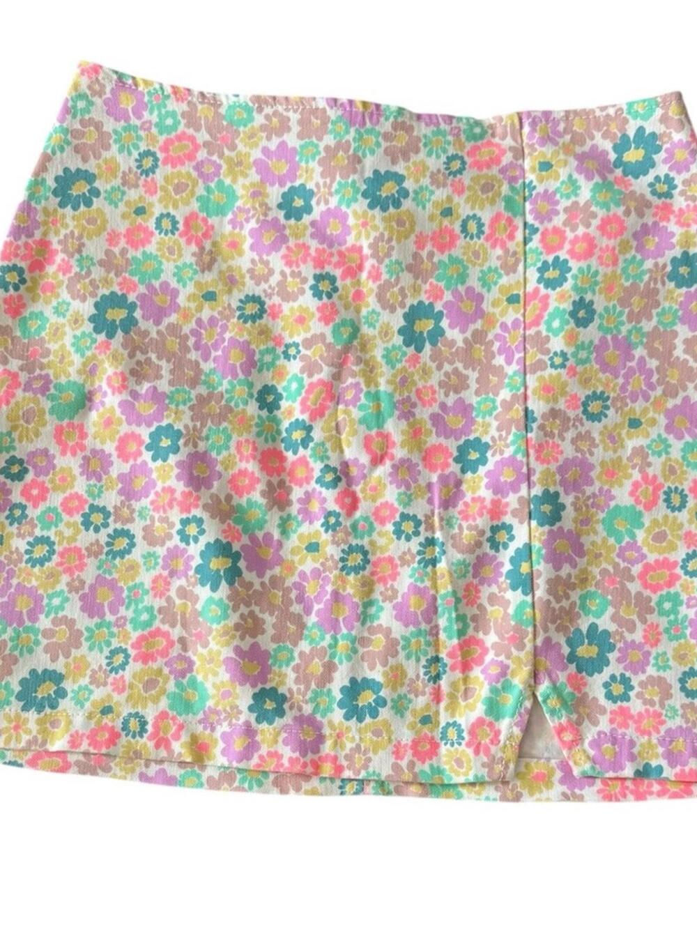 Wild Fable Floral Mini Skirt – Size 6